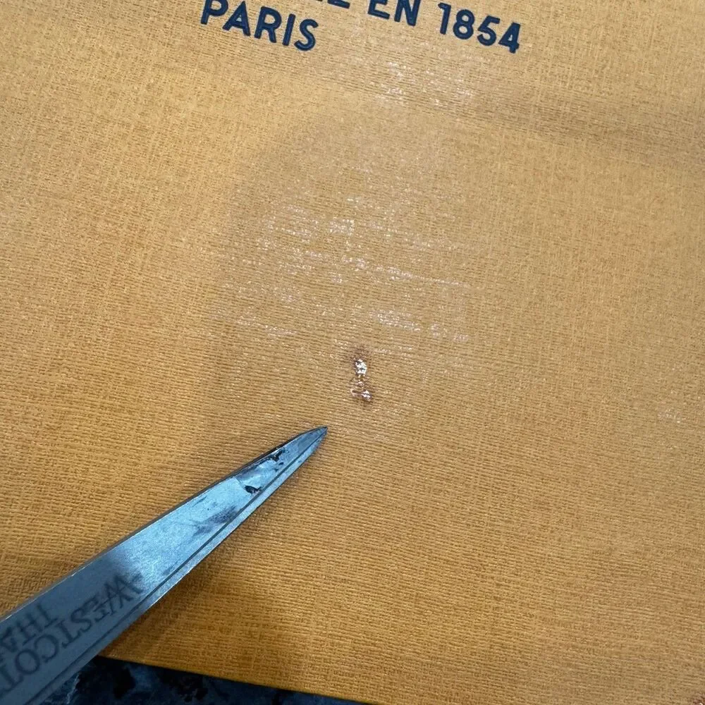 4 Louis Vuitton Paper Orange with Blue Handles + Blank Envelope Empty Bags